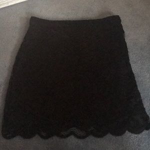Ambiance, black lace pencil skirt, medium, NWT